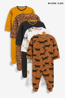 Myleene Klass Baby Sleepsuits 5 Pack (393496) | €20 - €21.50