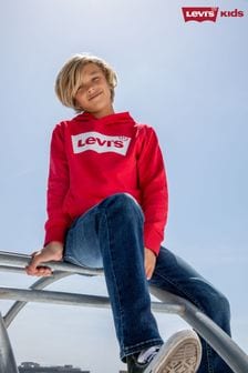 Rot - Levi's® Kapuzensweatshirt mit Fledermauslogo (393826) | 70 € - 78 €