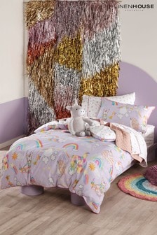 Linen House Kids Multi Kids Unicorniverse Duvet Cover And Pillowcase Set (393892) | kr425 - kr849