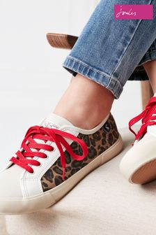 Joules Animal Print Coast Pump Lace-Up Trainers (393991) | 54 €