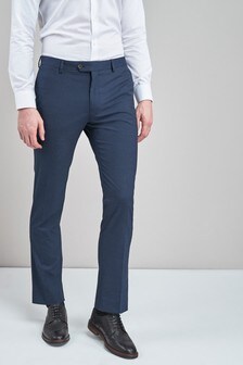 Clearance Trousers Blue Partywear Slim 