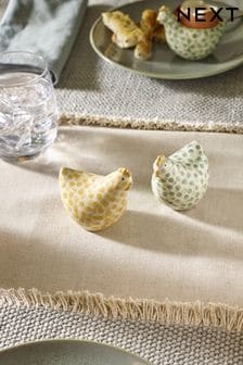Sage Green Pat and Peggy Chicken Salt and Pepper Shakers (394585) | $18