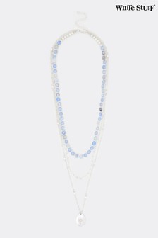 White Stuff Blue Layered Floral Pendant (395121) | 30 €