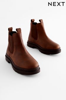 Chocolate Brown Chelsea Boots (395387) | ₪ 117 - ₪ 147