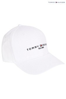 Tommy Hilfiger White TH Established Cap