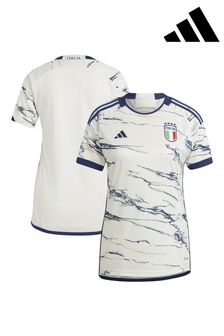 adidas White Italy Away Shirt Womens (395678) | AED388