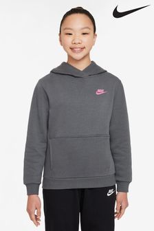 Nike Dark Grey Club Fleece Overhead Hoodie (396257) | €51