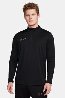 Schwarz - Nike Dri-fit Academy Training Drill Top mit kurzem Reißverschluss (396384) | 61 €