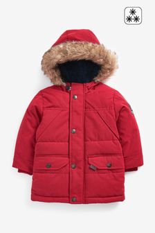 Red Premium Padded Coat (3mths-7yrs) (397045) | $72 - $81