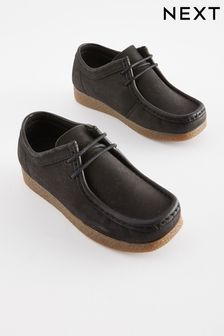 Black Suede Lace-Up Shoes (397073) | 136 zł - 182 zł