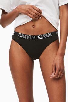 Calvin Klein Black Ultimate Cotton Thong