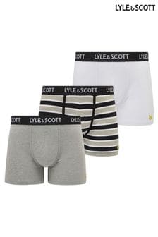 Lyle & Scott Multi Ethan Premium Underwear Trunks 3 Pack (397517) | 203 LEI