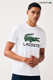Weiß - Lacoste Signature Print T-shirt (397827) | 94 €