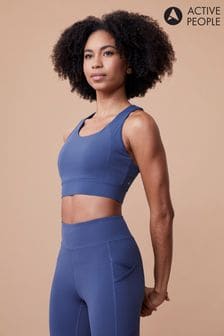 Active People Womens Blue June Mid-Support Sports Bra (398466) | €21
