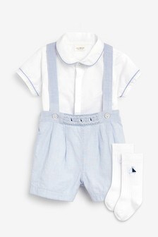 Ensemble habillé short et body chemise (0 mois - 3 ans)