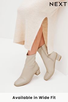 Bone Natural Regular/Wide Fit Forever Comfort® Sock Ankle Boots (400109) | 270 zł