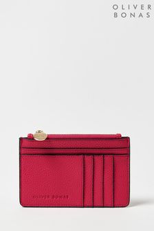 Oliver Bonas Pink Rita Raspberry Card Holder (400146) | $28