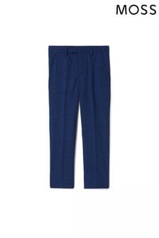 MOSS Boys Blue Slub Trousers (400924) | KRW64,000
