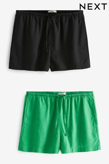 Boy Tie Waisted Shorts 2 Pack
