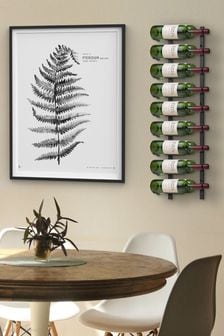 Jeray Black Final Touch 18 Bottle Wall Mounted Wine Rack (401521) | €81