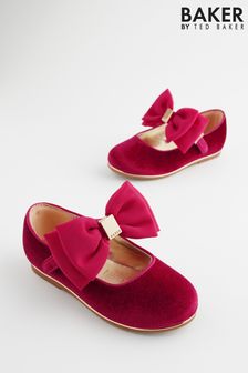 Red footwear store