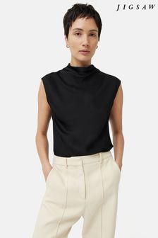 Jigsaw Satin Cowl Neck Top (401984) | 600 zł