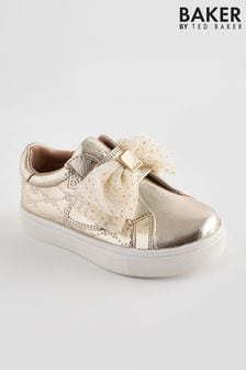 Girls Trainers Gold Footwear Next Luxembourg