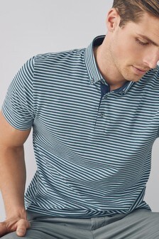 חולצת צווארון מפוספסת עדינה