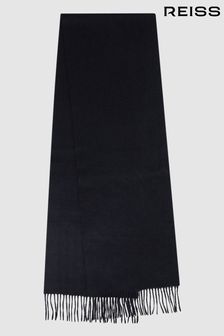 Reiss Navy Picton Cashmere Blend Scarf (402833) | €104