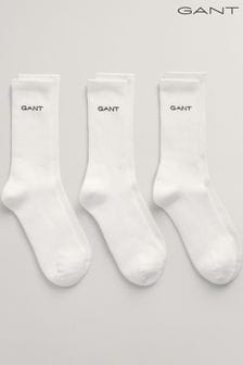 GANT Sport White Socks 3 Pack (403324) | SGD 48