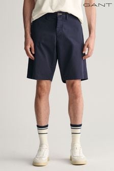 Blau - Gant Twill-Shorts in Relaxed Fit aus Bio-Baumwolle (403433) | 140 €