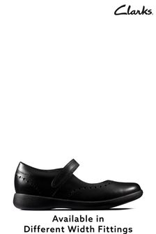 Clarks Black Multi Fit Etch Craft Kids Shoes (403551) | 54 €