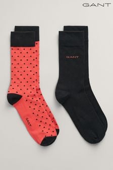 GANT Barstripe & Solid Socks 2 Pack (403656) | SGD 31