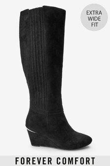 extra wide knee high boots uk