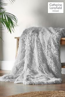 Catherine Lansfield Silver So Soft Cuddly Throw (404093) | €36