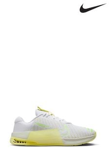 Nike White/Lime Metcon 9 Trainers (404233) | €82