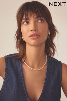 White Pearl Short Necklace (405671) | 404 UAH