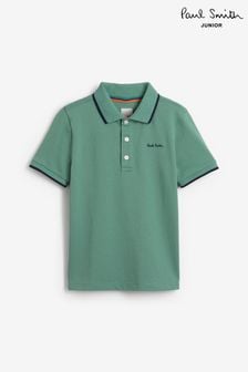 Paul Smith Junior Boys Short Sleeve Signature Polo Shirt (406442) | $72