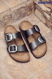 Чорний - Birkenstock Arizona Birko Flor Graceful Big Buckle Sandals (406513) | 5 436 ₴
