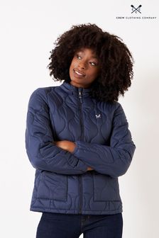 Crew Clothing Company Blue Textured Nylon Gilet (406800) | €58