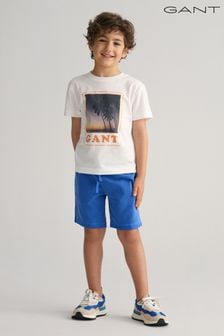 GANT Boys Resort White T-Shirt (407045) | KRW64,000