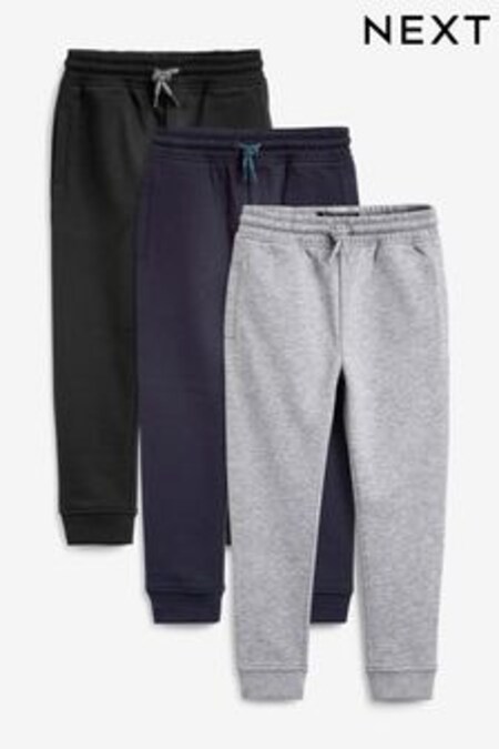 Multi Black Skinny Fit Joggers 3 Pack (3-16yrs) (407223) | TRY 529 - TRY 851