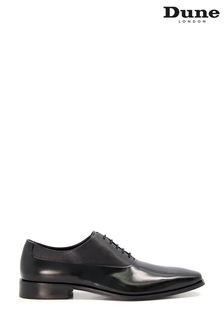 Dune London Selah Embossed Extended Oxford Black Shoes (407374) | BGN349