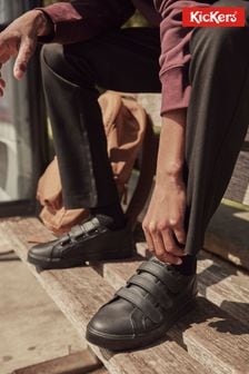 נעליים שחורות לפעוטות של Kickers דגם Tovni Trip (407381) | ‏211 ‏₪