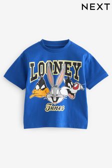 金屬藍 - Looney Tunes Short Sleeve T-shirt (3個月至8歲) (407859) | NT$400 - NT$490