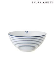 Laura Ashley Blue Blueprint Collectables Candy Stripe Bowl (407984) | €12