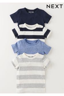 Blau - T-Shirts, 4-Pack (3 Monate bis 7 Jahre) (408093) | 16 € - 21 €