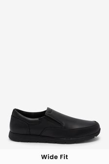 Black Regular Fit Slip-On Shoes (408390) | €15