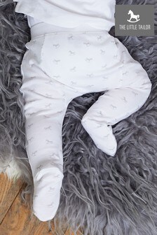 The Little Tailor White All Over Print Rocking Horse Jersey Slouch Pants (408877) | €11.50