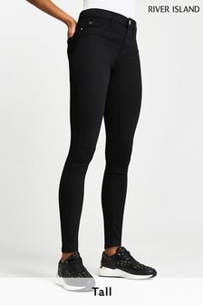 River Island Black Molly Mid Rise Jeans (409986) | €54